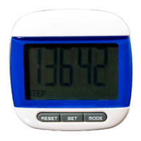 Free Shipping - 3 of Blue LCD Pedometer Step and Calorie Counters