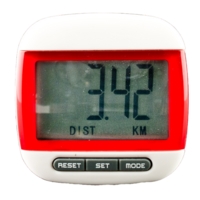 Free Shipping - 3 of Red LCD Pedometer Step and Calorie Counters
