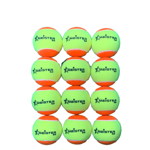 12 x STAGE 2 MEISTER TENNIS BALLS ORANGE
