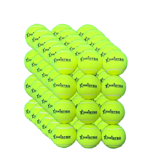 1 Carton (72 x) PRESSURELESS MEISTER TENNIS BALLS