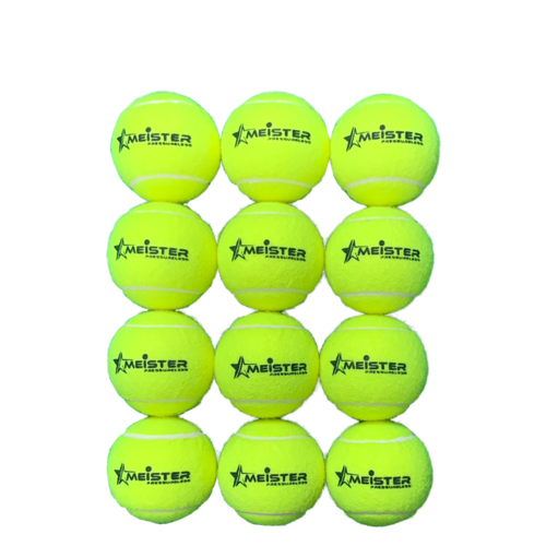 12 x PRESSURELESS MEISTER TENNIS BALLS