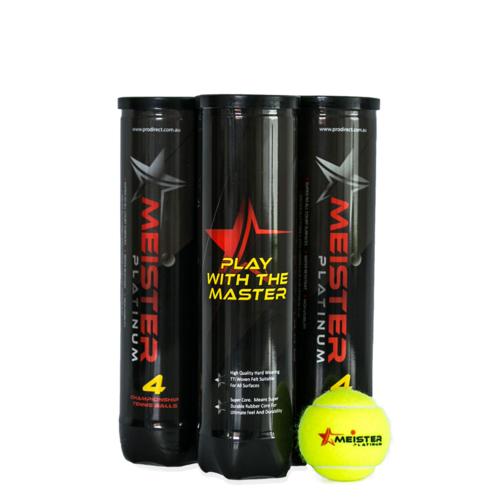12 x PRESSURISED TENNIS BALLS MEISTER PLATINUM